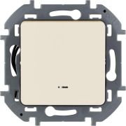Выключатель 1-кл. Inspiria 10А IP20 250В 10AX с подсветкой/индикацией механизм сл. кость IEK 673611